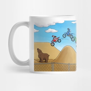 Dumb Bear - Motocross Mug